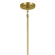 Kichler 52470NBR Six Light Chandelier, Natural Brass (4)