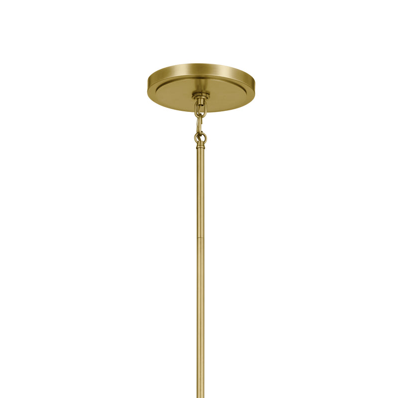 Kichler 52471NBR Nine Light Chandelier, Natural Brass (4)