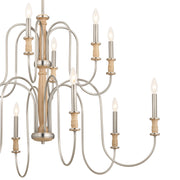 Kichler 52472NI 12 Light Chandelier, Brushed Nickel (3)
