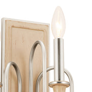 Kichler 52473NI Three Light Wall Sconce, Brushed Nickel (4)
