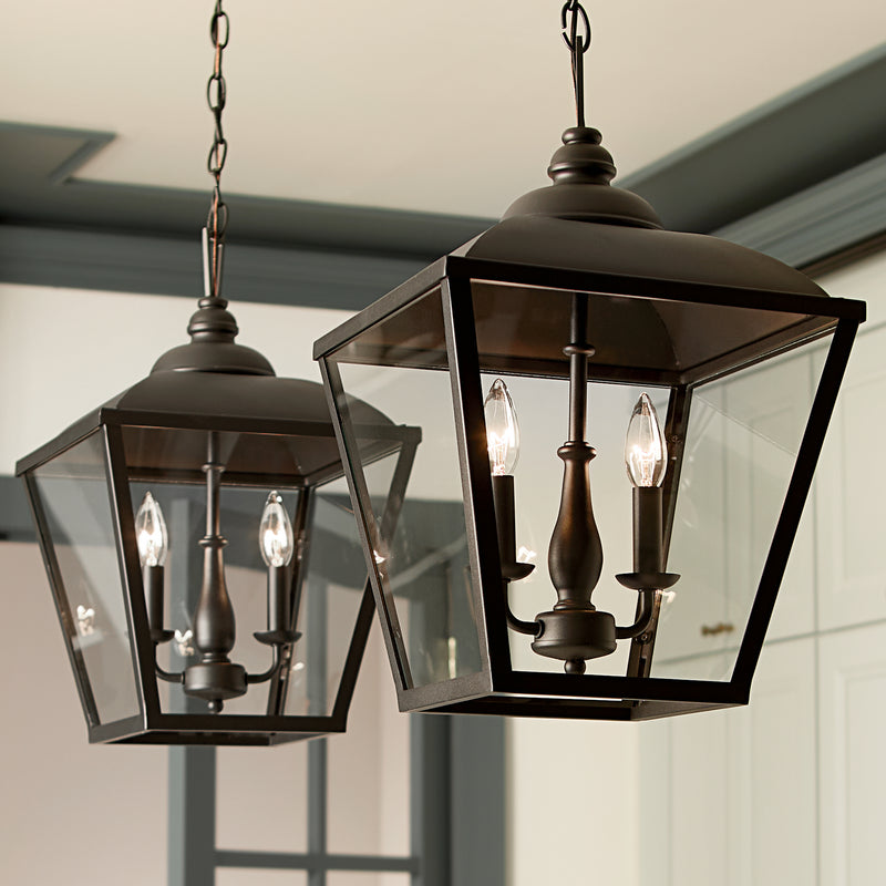 Kichler 52474BKT Two Light Pendant, Textured Black (5)