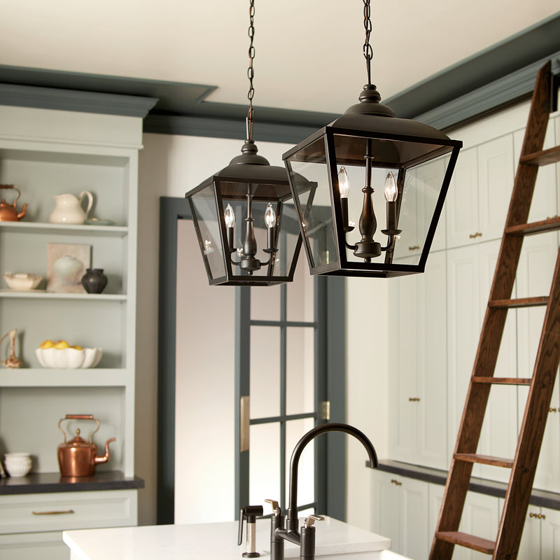 Kichler 52474BKT Two Light Pendant, Textured Black (6)