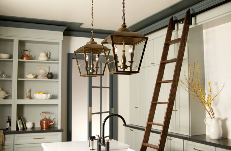 Kichler 52474CHZ Two Light Pendant, Character Bronze (6)