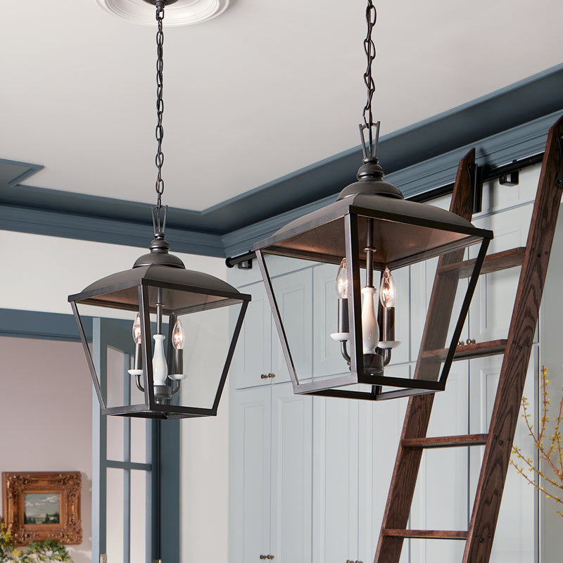 Kichler 52474AVI Two Light Pendant, Anvil Iron (3)