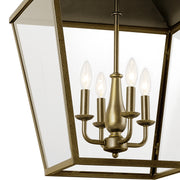 Kichler 52475CHZ Four Light Foyer Pendant, Character Bronze (4)