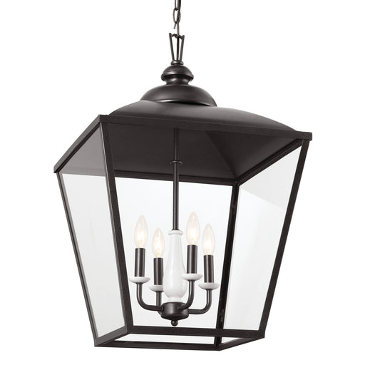 Kichler 52475AVI Four Light Foyer Pendant, Anvil Iron (2)
