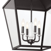 Kichler 52475AVI Four Light Foyer Pendant, Anvil Iron (4)