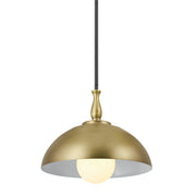 Kichler 52476NBR One Light Pendant, Natural Brass (2)