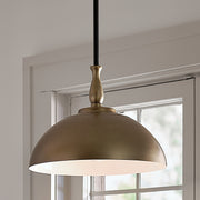 Kichler 52476NBR One Light Pendant, Natural Brass (5)