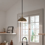 Kichler 52476NBR One Light Pendant, Natural Brass (6)