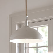 Kichler 52476WH One Light Pendant, White (5)