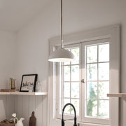 Kichler 52476WH One Light Pendant, White (6)
