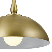 Kichler 52477NBR One Light Pendant, Natural Brass (4)