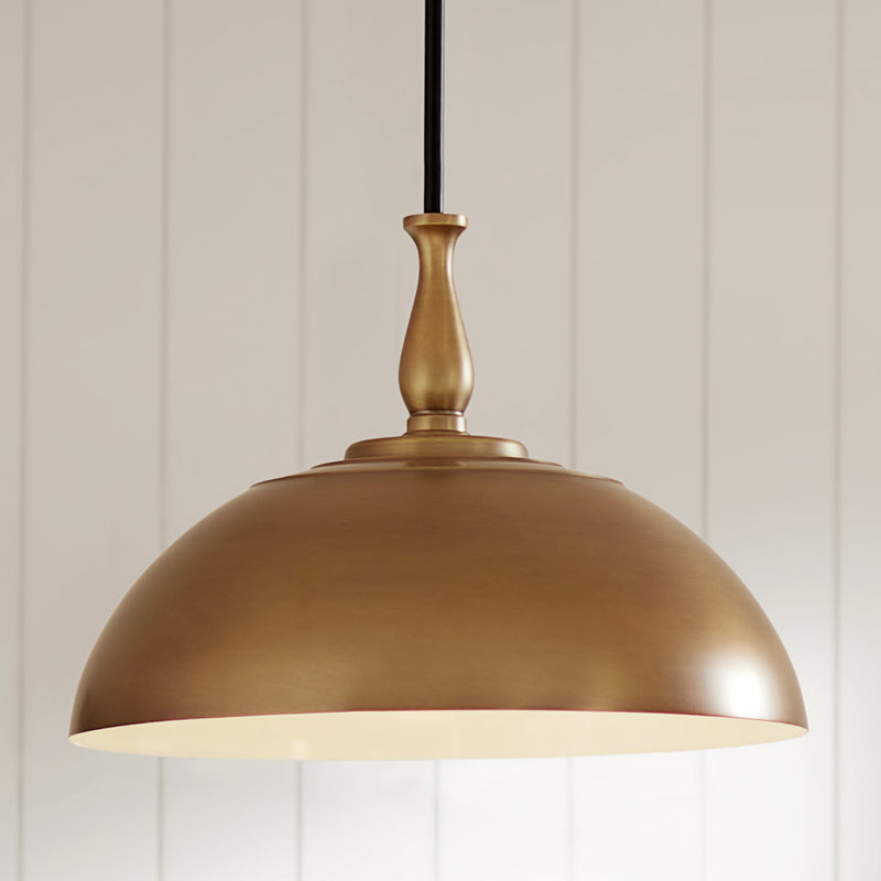 Kichler 52477NBR One Light Pendant, Natural Brass (5)
