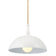 Kichler 52477WH One Light Pendant, White (2)