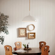 Kichler 52477WH One Light Pendant, White (6)
