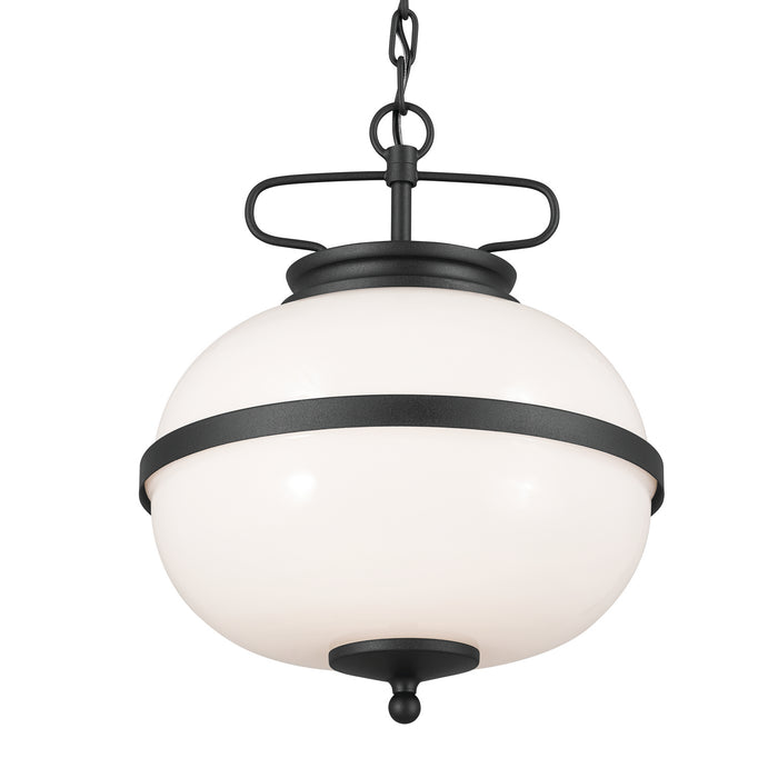 Kichler 52478BKT Two Light Pendant, Textured Black (2)