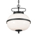 Kichler 52478BKT Two Light Pendant, Textured Black (2)