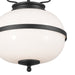 Kichler 52478BKT Two Light Pendant, Textured Black (4)