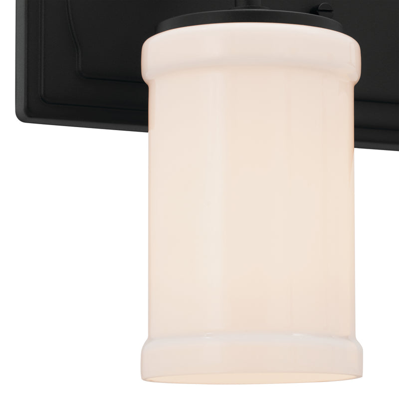 Kichler 55130BKT Two Light Bath, Textured Black (5)