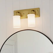 Kichler 55130NBR Two Light Bath, Natural Brass (5)