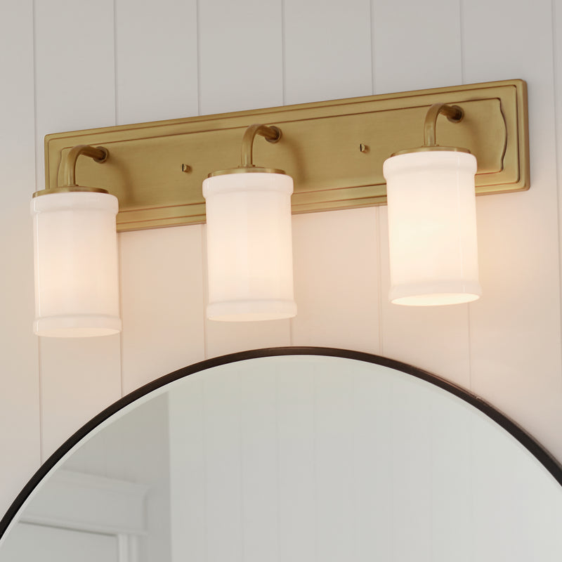 Kichler 55131NBR Three Light Bath, Natural Brass (5)