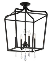 Minka-Lavery 4448-66A Laurel Estate Four Light Foyer Pendant, Coal Alternate Image.jpg