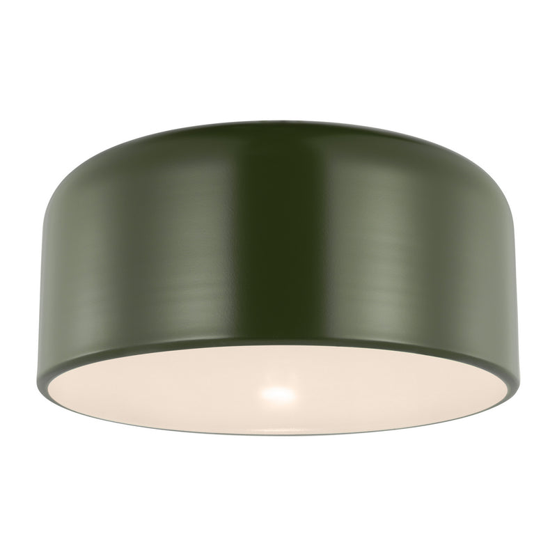 Visual Comfort Studio 7605401EN3-145 Malone LED Flush Mount, Olive Alternate Image 2.jpg