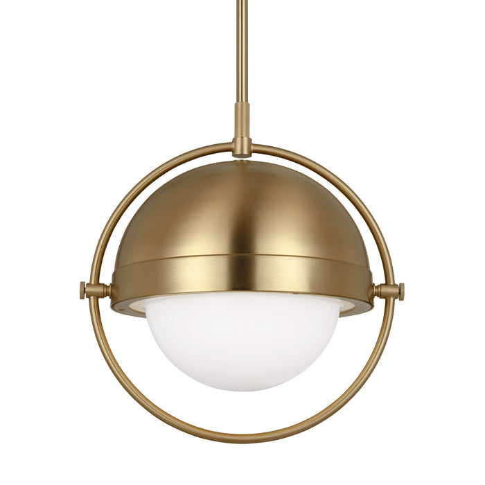 Visual Comfort Studio TP1101BBS Bacall One Light Pendant, Burnished Brass Alternate Image.jpg