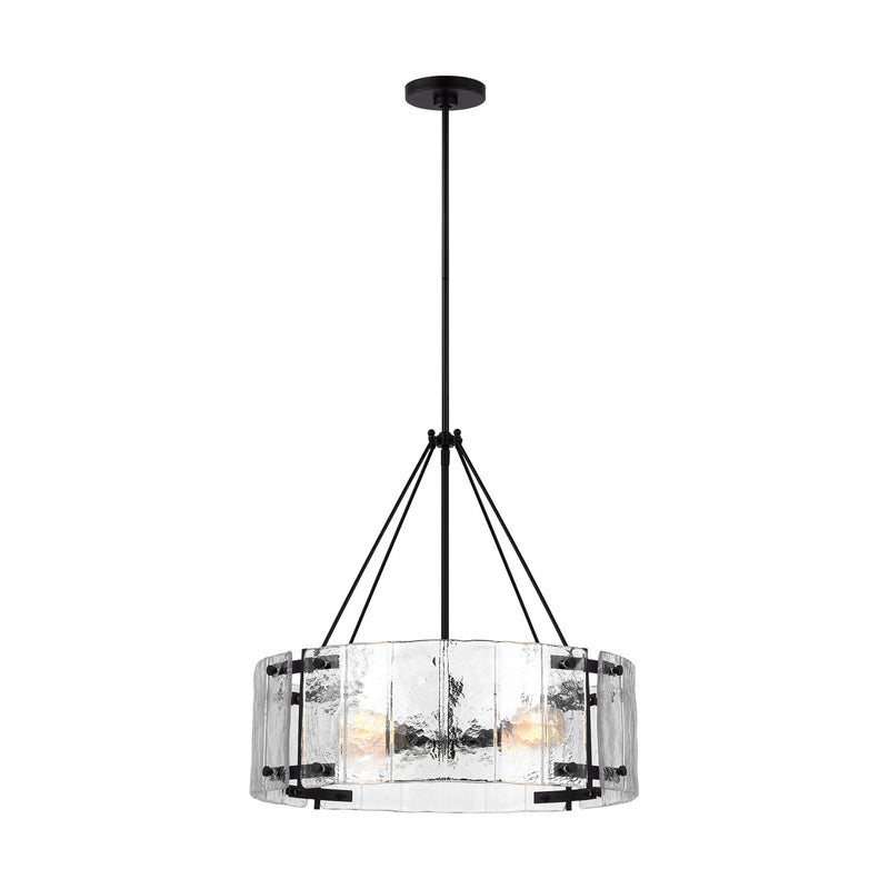 Visual Comfort Studio AP1234AI Calvert Four Light Chandelier, Aged Iron Alternate Image.jpg