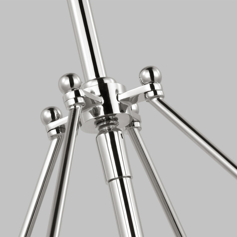 Visual Comfort Studio AP1234PN Calvert Four Light Chandelier, Polished Nickel Alternate Image 3.jpg