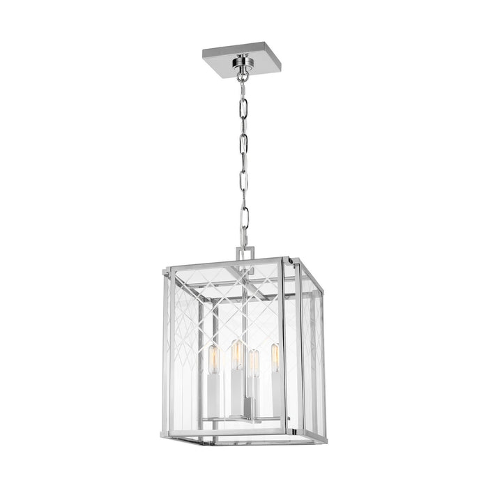 Visual Comfort Studio AC1134PN Erro Four Light Pendant, Polished Nickel Alternate Image 2.jpg