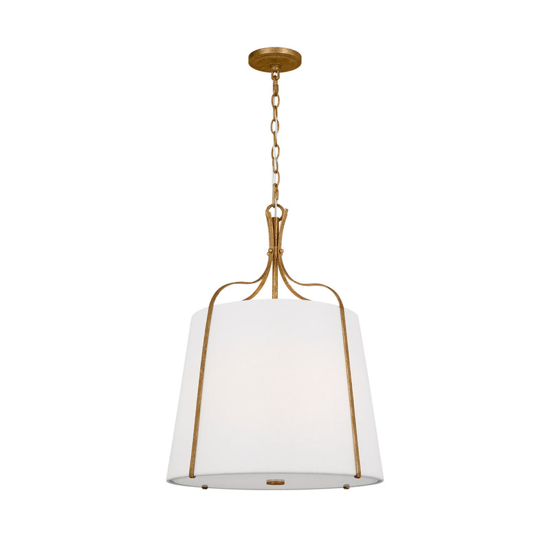 Visual Comfort Studio AP1253ADB Leander Three Light Pendant, Antique Gild Alternate Image.jpg