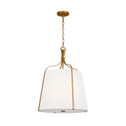 Visual Comfort Studio AP1253ADB Leander Three Light Pendant, Antique Gild Alternate Image 2.jpg