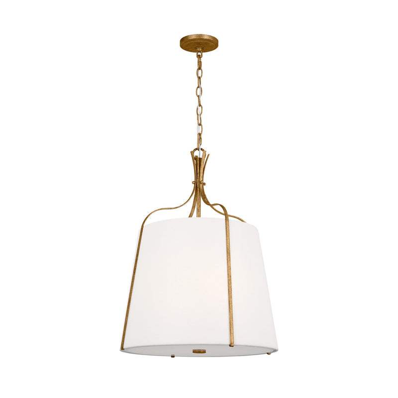 Visual Comfort Studio AP1253ADB Leander Three Light Pendant, Antique Gild Alternate Image 2.jpg