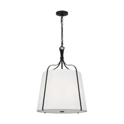 Visual Comfort Studio AP1253SMS Leander Three Light Pendant, Smith Steel Alternate Image.jpg
