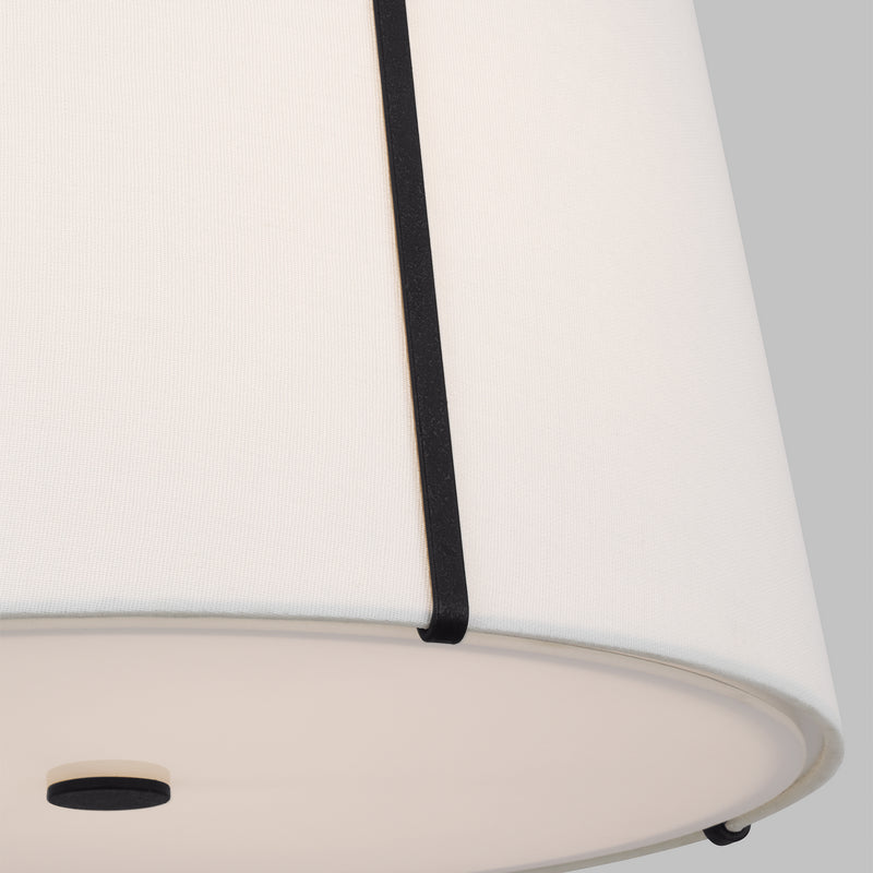 Visual Comfort Studio AP1253SMS Leander Three Light Pendant, Smith Steel Alternate Image 3.jpg