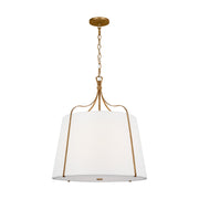 Visual Comfort Studio AP1264ADB Leander Four Light Pendant, Antique Gild Alternate Image.jpg