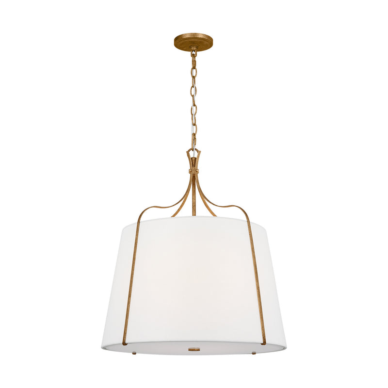 Visual Comfort Studio AP1264ADB Leander Four Light Pendant, Antique Gild Alternate Image.jpg