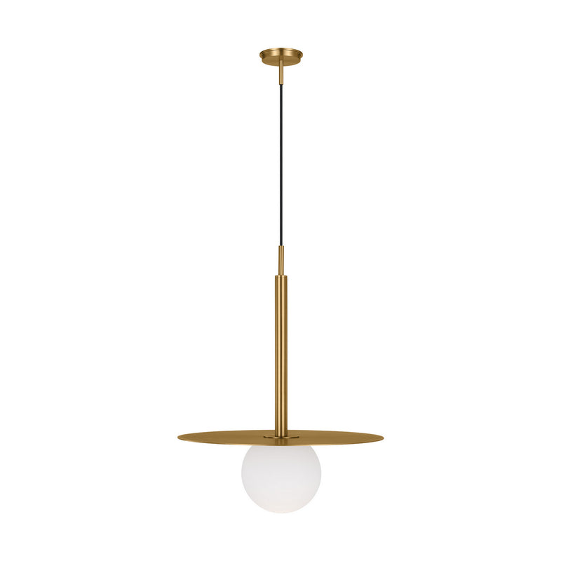 Visual Comfort Studio KP1141BBS Nodes One Light Pendant, Burnished Brass Alternate Image.jpg