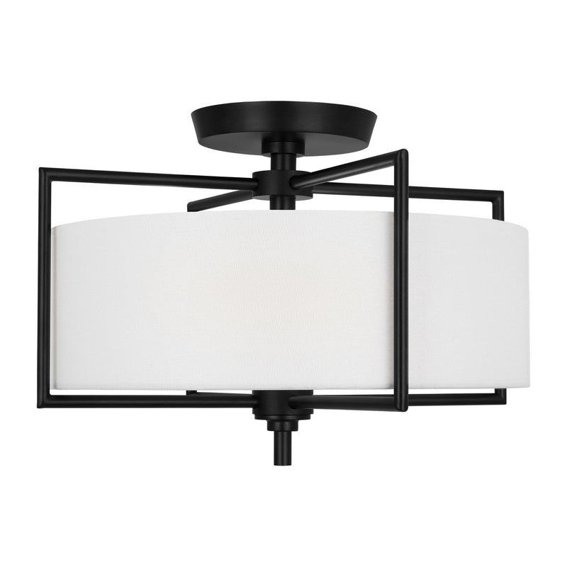 Visual Comfort Studio CF1122AI Perno Two Light Semi-Flush Mount, Aged Iron Alternate Image 2.jpg