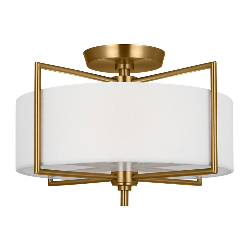 Visual Comfort Studio CF1122BBS Perno Two Light Semi-Flush Mount, Burnished Brass Alternate Image.jpg