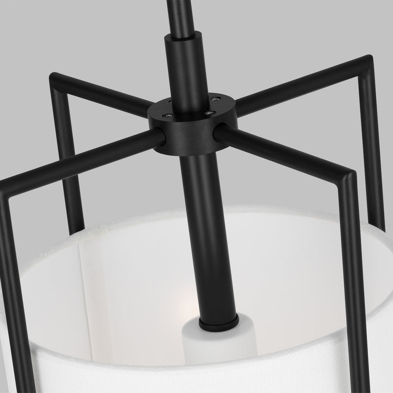 Visual Comfort Studio CP1401AI Perno One Light Pendant, Aged Iron Alternate Image 2.jpg