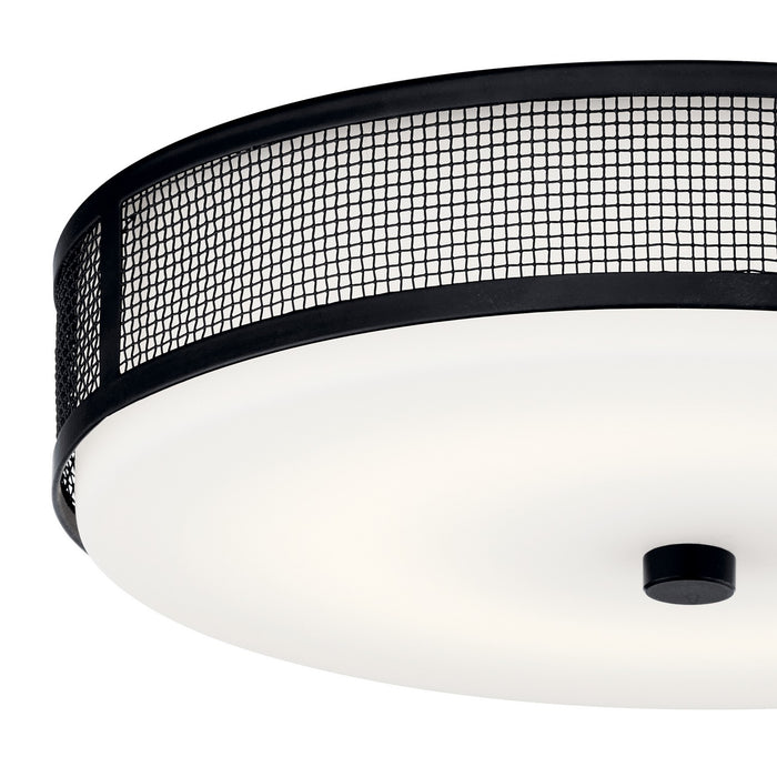 Kichler 42379BKLEDR Ceiling Space LED Flush Mount, Black Alternate Image.jpg