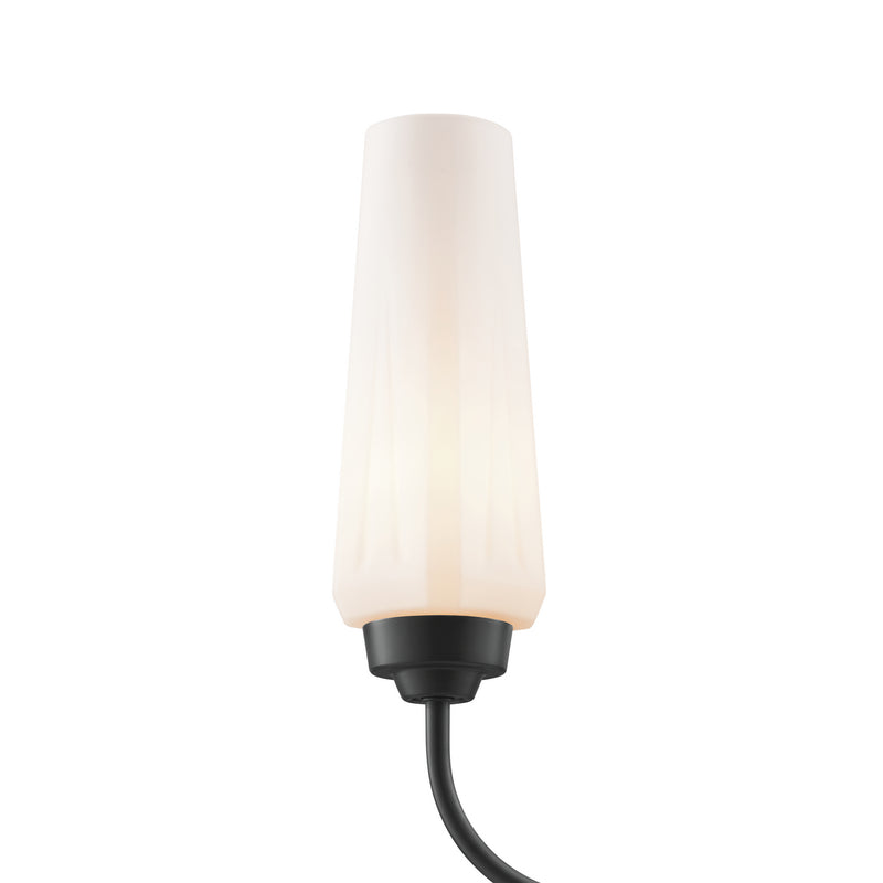 Kichler 52480BK Six Light Chandelier, Black (6)