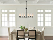 Kichler 52481BK Nine Light Chandelier, Black (6)
