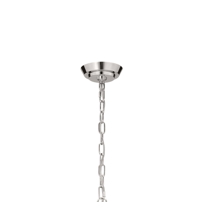 Kichler 52481PN Nine Light Chandelier, Polished Nickel (3)
