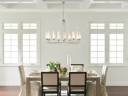 Kichler 52481PN Nine Light Chandelier, Polished Nickel (6)
