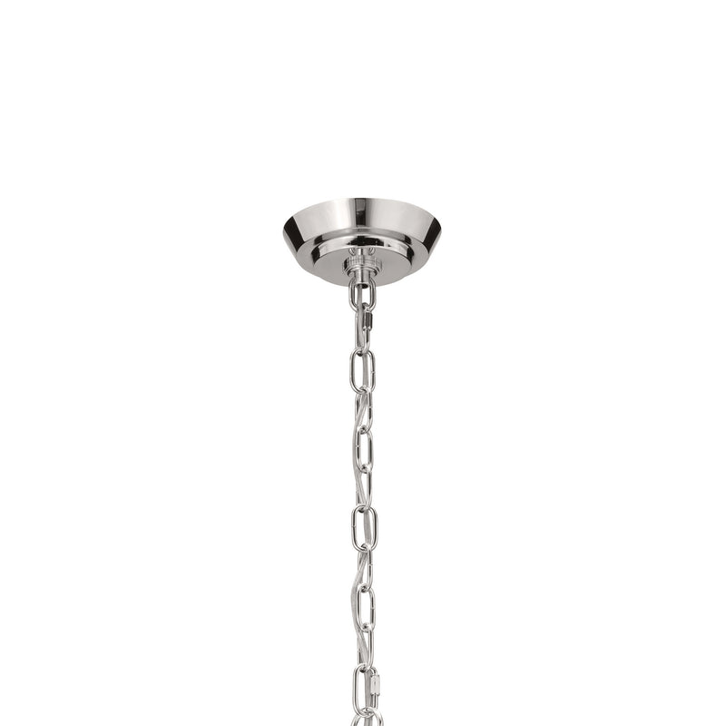 Kichler 52482PN Nine Light Chandelier, Polished Nickel (3)