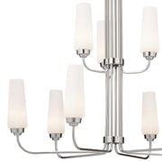 Kichler 52482PN Nine Light Chandelier, Polished Nickel (4)